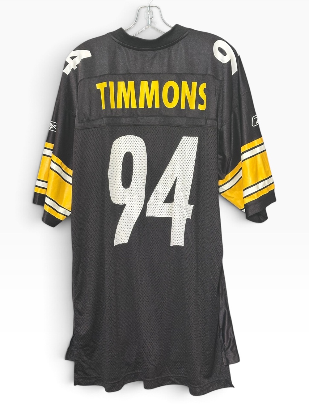 Lawrence Timmons Pittsburgh Steelers Reebok L Jersey Vintage Throwback NFL Home